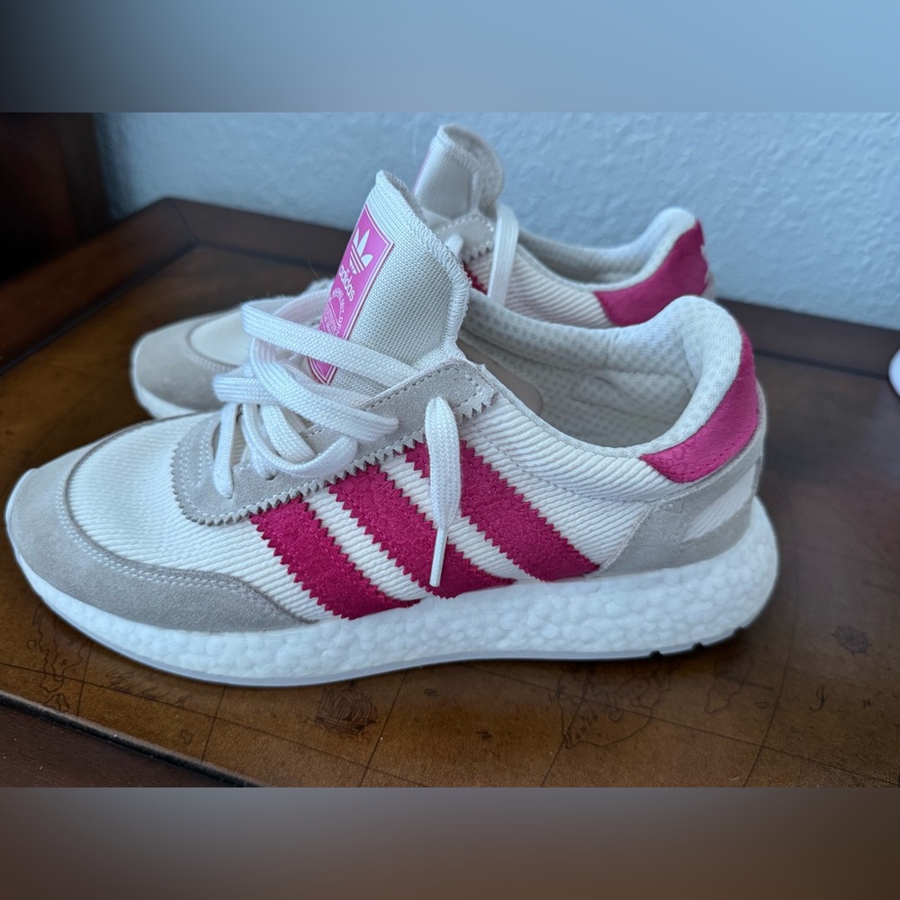 Adidas White and Cream Sneakers